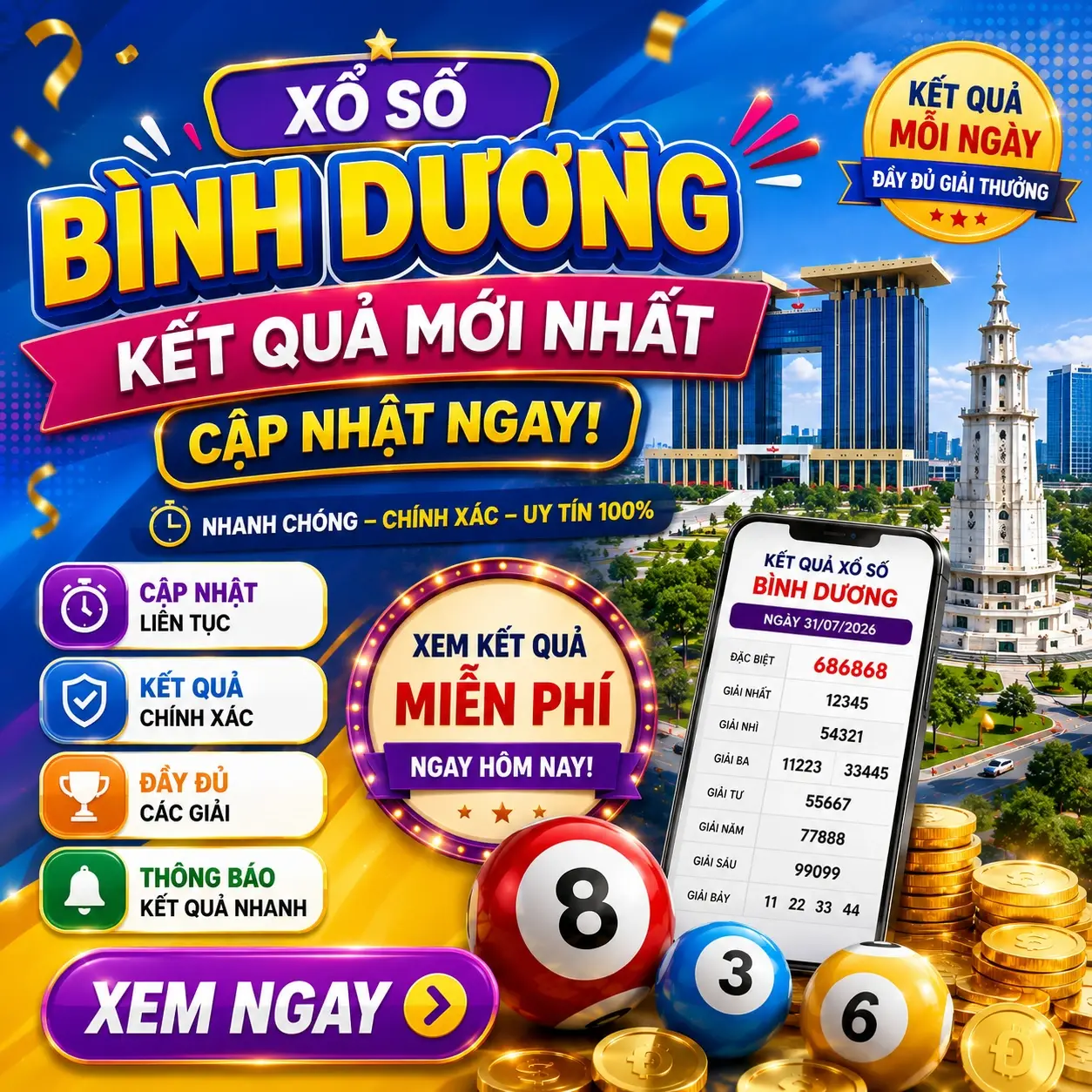 Binh Duong Lottery Results